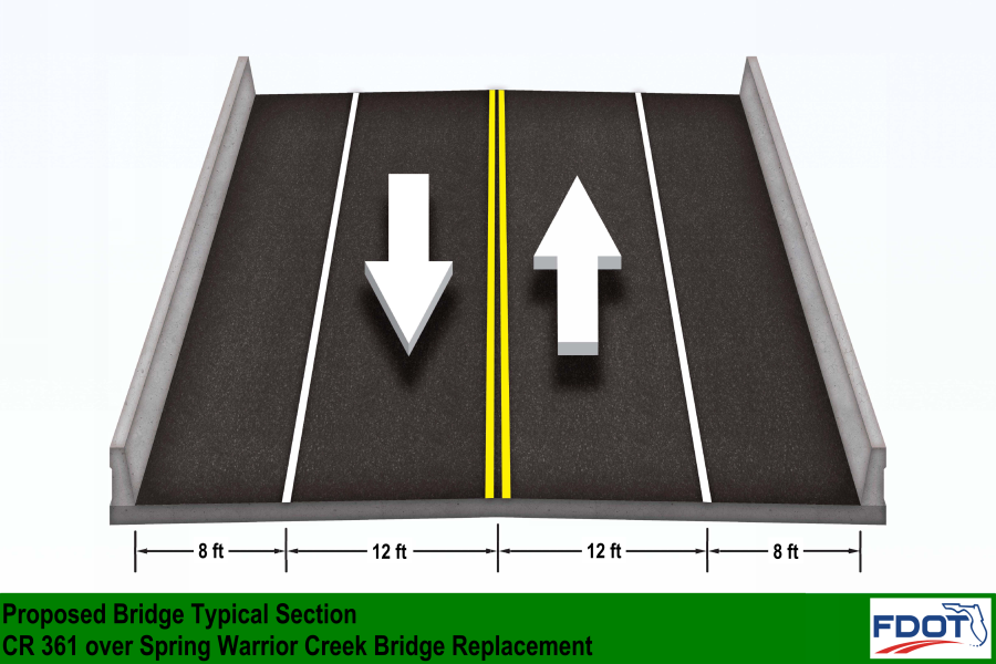 CR 361 over Spring Warrior Creek -  Bridge Typical Section.png